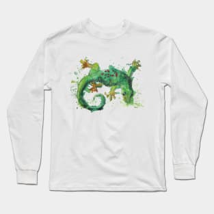 Green Gecko Long Sleeve T-Shirt